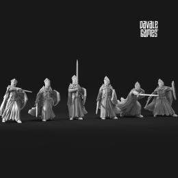 Black high humans with Sword